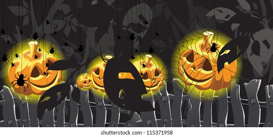 Halloween (pumpkin fire night)