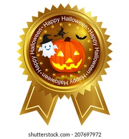 Halloween pumpkin frame