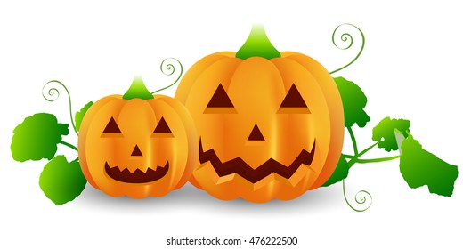 Halloween pumpkin ghost icon