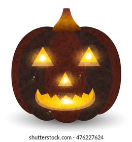Halloween pumpkin ghost icon