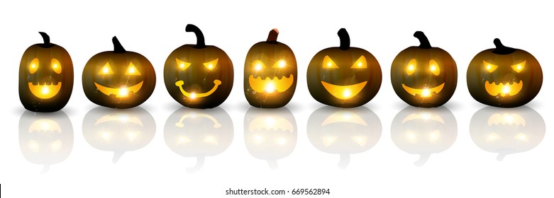 Halloween pumpkin ghost icon