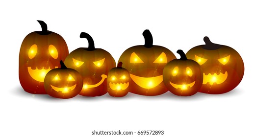 Halloween pumpkin ghost icon