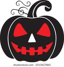 Ein Halloween Kürbis Geister Ikone für verschiedene Unternehmen entworfen. Das Design ist gruselig, unheimlich und eindringlich und eignet sich daher ideal für Logos, Poster, T-Shirts und andere Grafikprojekte