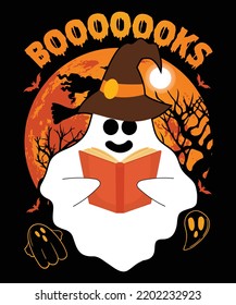 Diseño de la silueta vectorial gráfica Halloween Pumpkin Ghost Spooky 2022