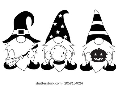 Halloween pumpkin gnomes ghost spooky 