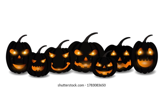 Halloween pumpkin haunted autumn icon