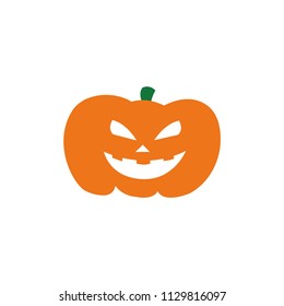 Halloween pumpkin head illustration
