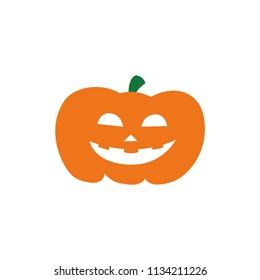 Halloween pumpkin head illustration