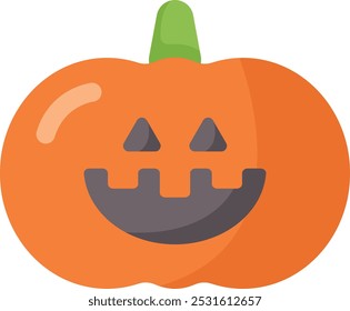 icono de horror de calabaza de halloween Jack-o'-lantern