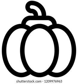 The Halloween pumpkin icon