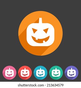 Halloween pumpkin icon