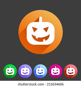 Halloween pumpkin icon