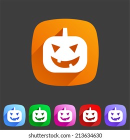 Halloween pumpkin icon