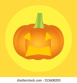 Halloween pumpkin icon