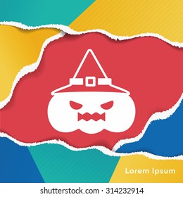 halloween pumpkin icon