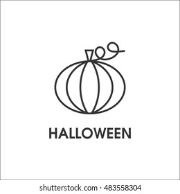Halloween pumpkin icon