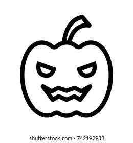 HALLOWEEN PUMPKIN ICON 