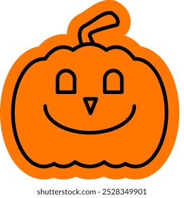 Halloween Pumpkin Icon, Creepy, Thanksgiving
