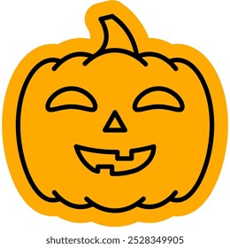 Halloween Pumpkin Icon, Creepy, Thanksgiving