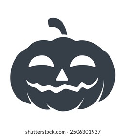 halloween pumpkin icon design vector template