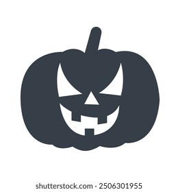 Plantilla de Vector de diseño de icono de calabaza de Halloween