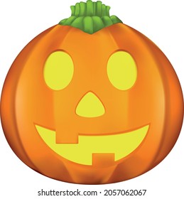 halloween pumpkin icon. pumpkin emoji. Jack O Lantern the pumpkin