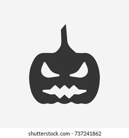 Halloween pumpkin icon illustration isolated vector sign symbol