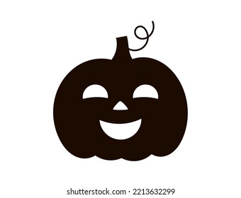 Halloween pumpkin icon. Jack O lantern pumpkin symbol. Vector illustration.