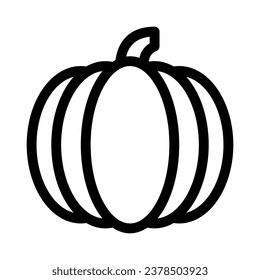 Halloween Pumpkin icon on White Background. Halloween line icons collection. Vector illustration. 