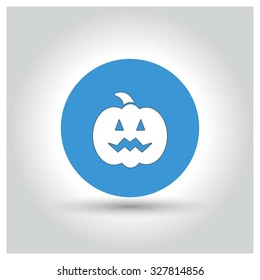 Halloween Pumpkin icon. Halloween pictogram elements collection.  Halloween Party Day World wide celebrated on October 31. Vector illustration web internet design elements