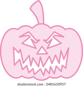 Halloween Pumpkin Icon - Quintessential Symbol of October's Spooky Celebrations