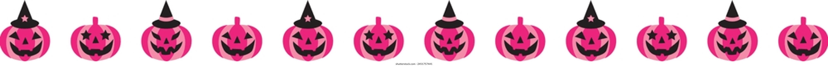 Halloween pumpkin icon set. Vector illustration in a flat style.