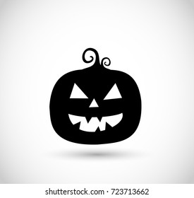 Halloween pumpkin icon VECTOR