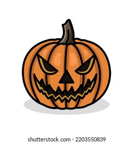 halloween pumpkin icon vector design template