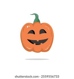 Halloween Pumpkin Icon Vector Design.