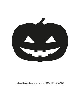 Halloween pumpkin icon. Vector. Flat design.
