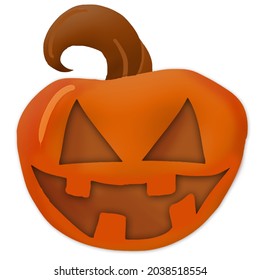 Halloween Pumpkin icon vector illustration isolated in a white background
