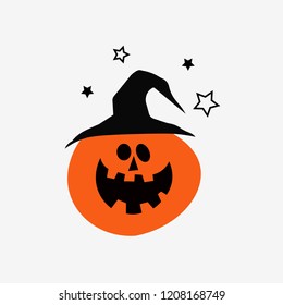Halloween pumpkin illustration