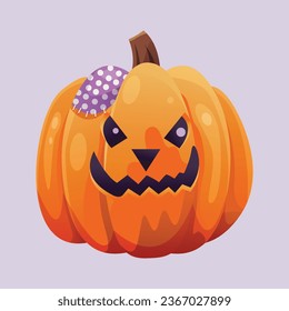Halloween Pumpkin. Halloween pumpkin illustration. Halloween illustration