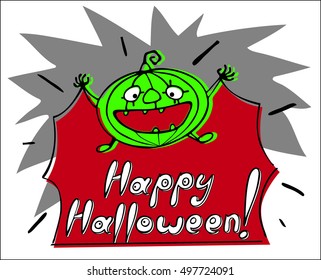 Halloween pumpkin. Illustration of Halloween pumpkin.