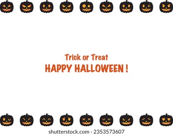 Halloween pumpkin illustration background material