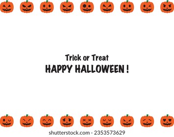 Halloween pumpkin illustration background material