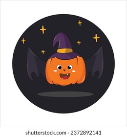 Halloween Pumpkin Illustration by Aini Fitria