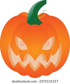 Halloween Pumpkin illustration for happy halloween.