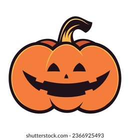 halloween pumpkin illustration isolated vector