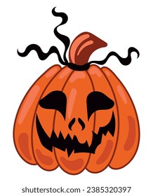 halloween pumpkin illustration vector isolated