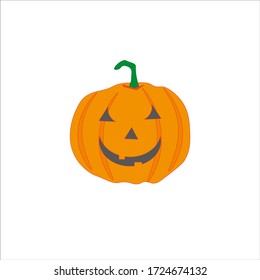 halloween pumpkin, illustration for web and mobile design.