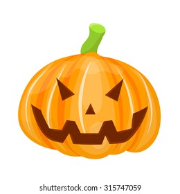 Halloween pumpkin Isolated illustration on white background