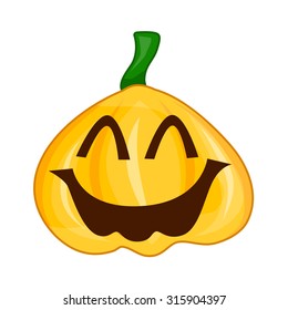 Halloween pumpkin Isolated illustration on white background