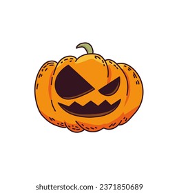 halloween pumpkin isolated on white background, halloween pumpkin, Halloween element
